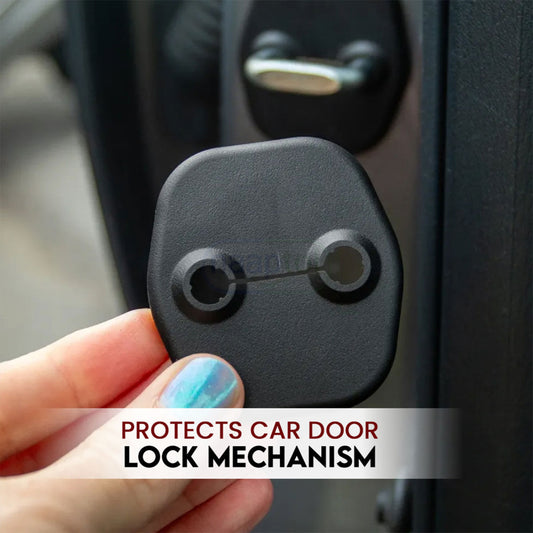 Car Door Noise Reducer & Buffer Pads (Pack of 4) | Shock Absorbing, Anti-Rust & Easy Install Door Lock Protector