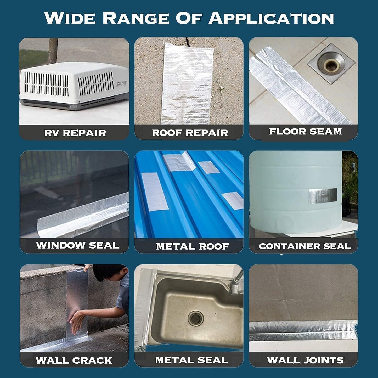 ✨ UltraSeal Waterproof Repair Tape 🔧💧 Heavy-Duty Leak Protection & Instant Sealing Solution
