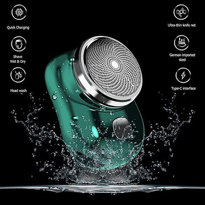 Ultra-Compact Mini Electric Shaver – USB Rechargeable Pocket Razor for Smooth Grooming