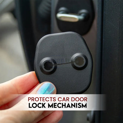 Car Door Noise Reducer & Buffer Pads (Pack of 4) | Shock Absorbing, Anti-Rust & Easy Install Door Lock Protector