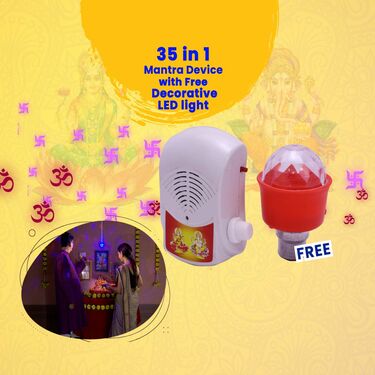 35 in 1 Mantra Device With Free Decorative Led light