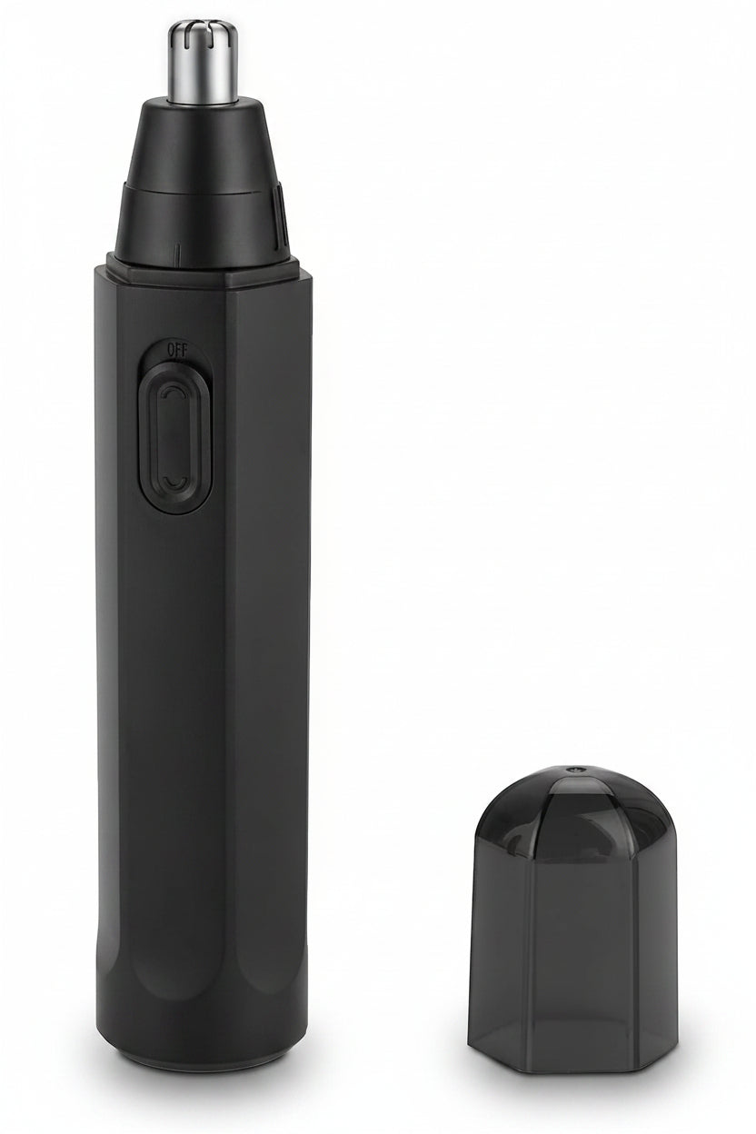 Painless Nose & Ear Hair Trimmer – Portable, Safe & Precision Grooming Tool