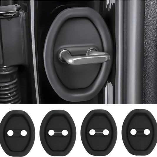 🚗 Car Door Silent Buffer Pads (Pack of 4) | Noise Reduction & Shock Absorber | Anti-Rust Door Lock Protector