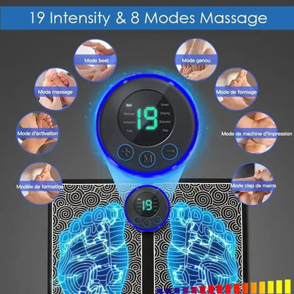 👣 Smart EMS Foot Massager Mat for Relaxation & Daily Comfort