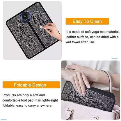 👣 Smart EMS Foot Massager Mat for Relaxation & Daily Comfort