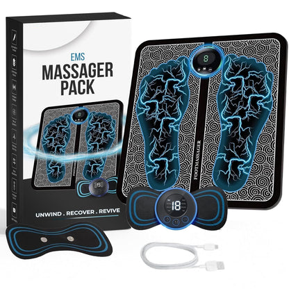 👣 Smart EMS Foot Massager Mat for Relaxation & Daily Comfort