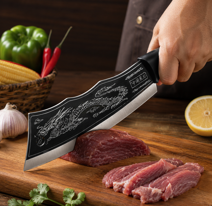 Dragon Power Cleaver Knife – Ultra Sharp Meat & Vegetable Cutter