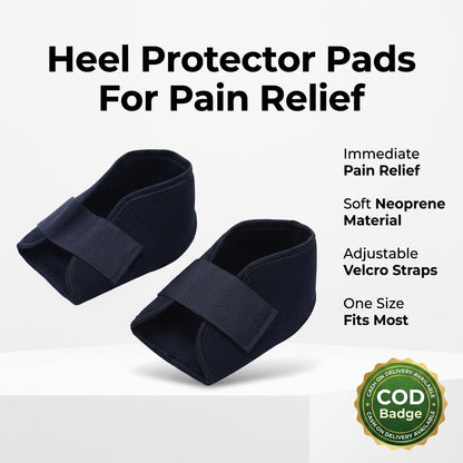 Heel Comfort Pro™ Gel Support Pads | Adjustable Heel Pain Relief Cushions | Soft Breathable Heel Protectors for Daily Comfort