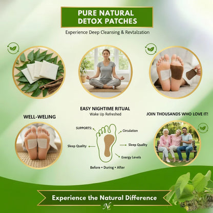 Herbal Giloy Detox Foot Patches Buy 20 Get 20 (Pack of 40)