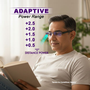 Full Frame Bifocal Adaptive Power Coloured Reading Glasses Buy 1 Get 2 Free