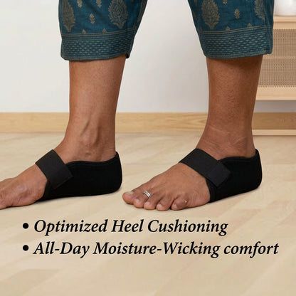 Heel Comfort Pro™ Gel Support Pads | Adjustable Heel Pain Relief Cushions | Soft Breathable Heel Protectors for Daily Comfort